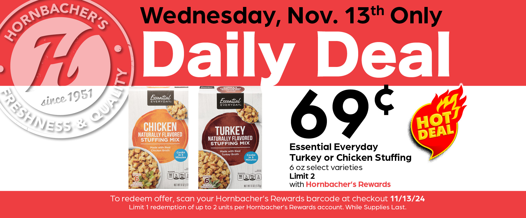 Hornbacher's Daily Deal