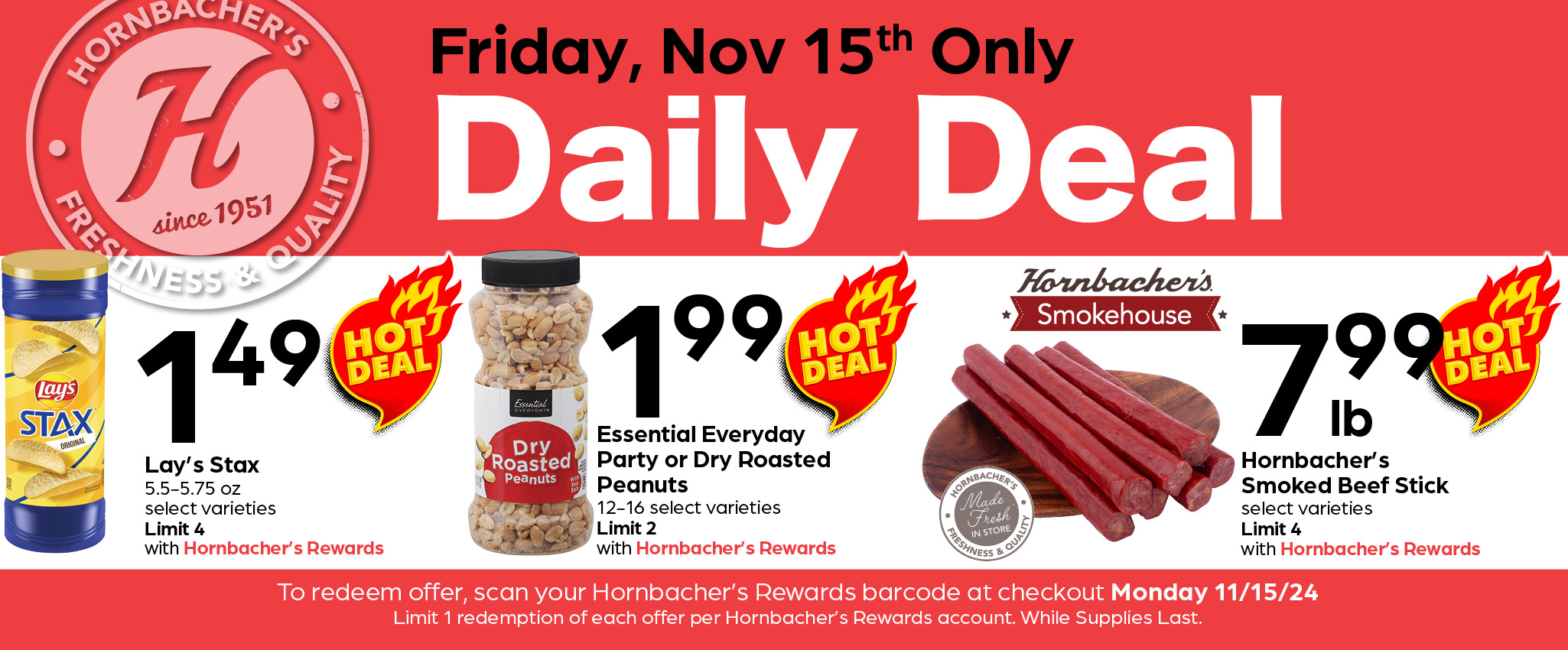 Hornbacher's Daily Deal