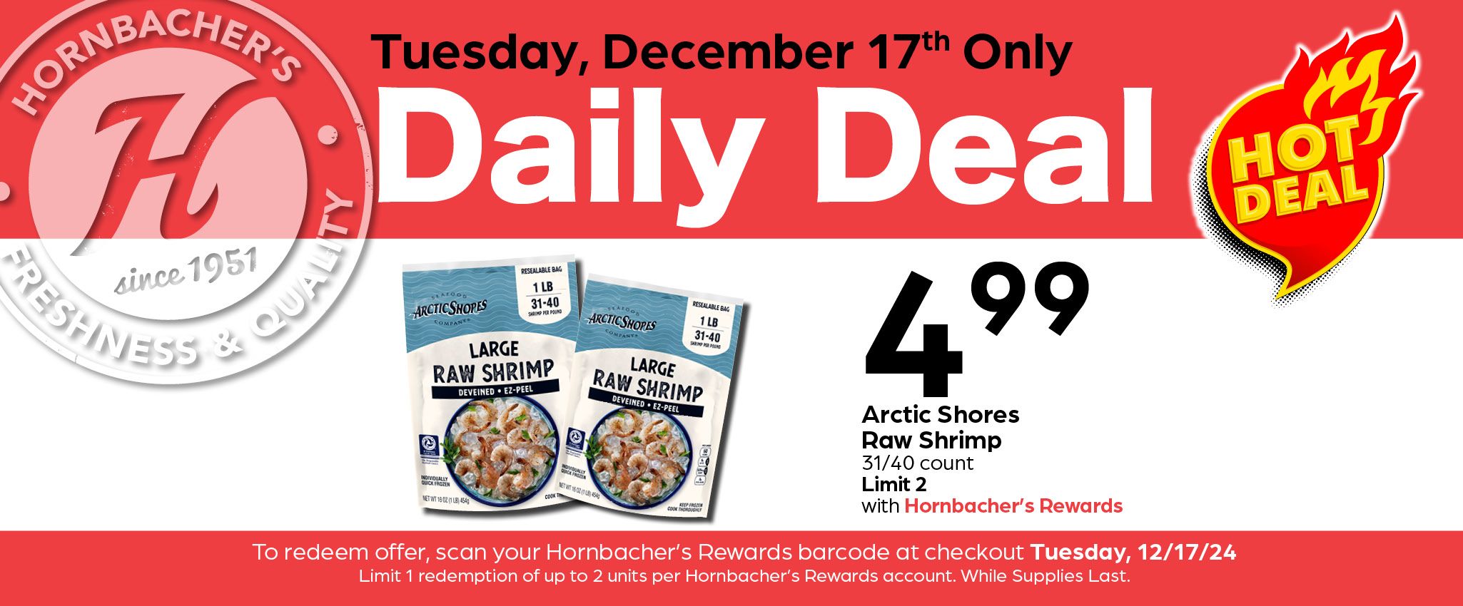 Hornbacher's Daily Deal