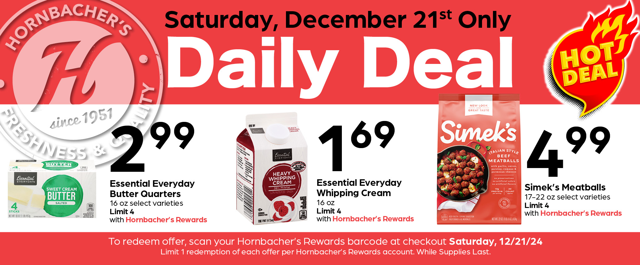 Hornbacher's Daily Deal