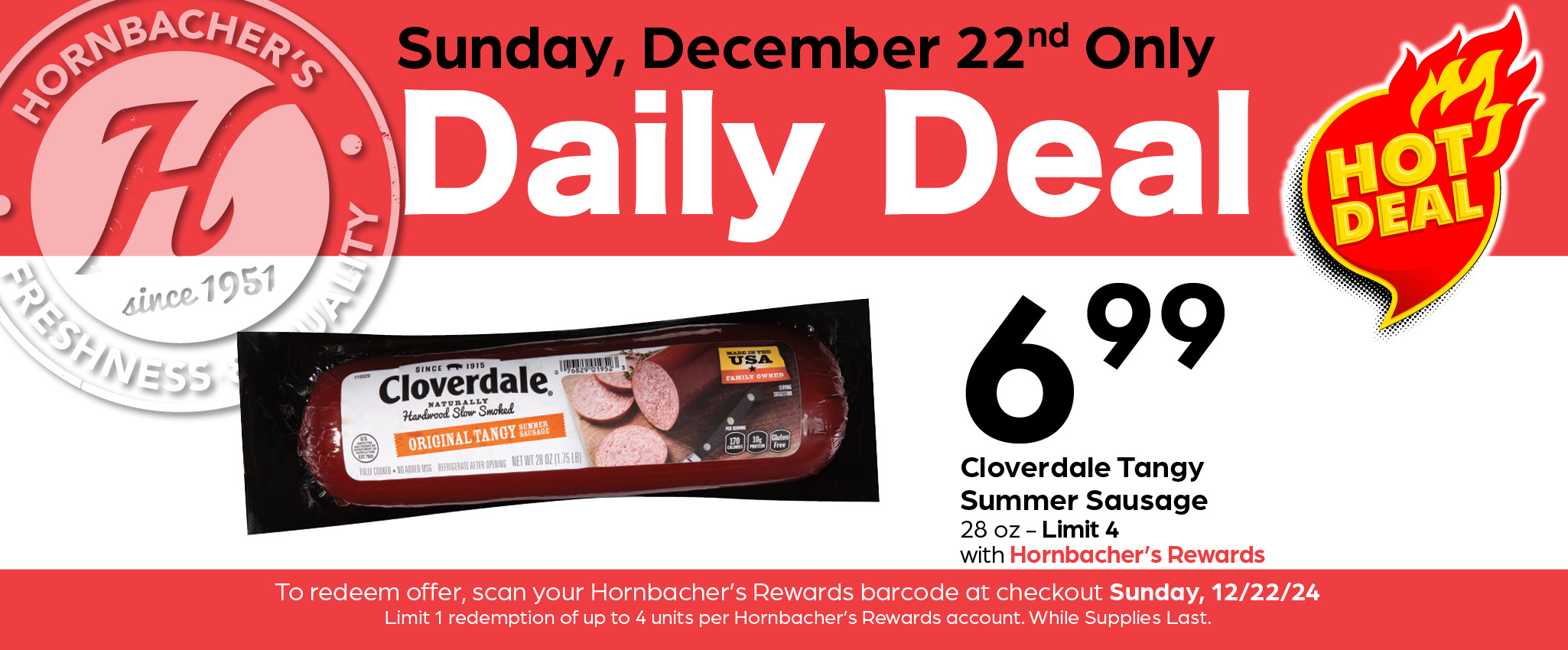 Hornbacher's Daily Deal