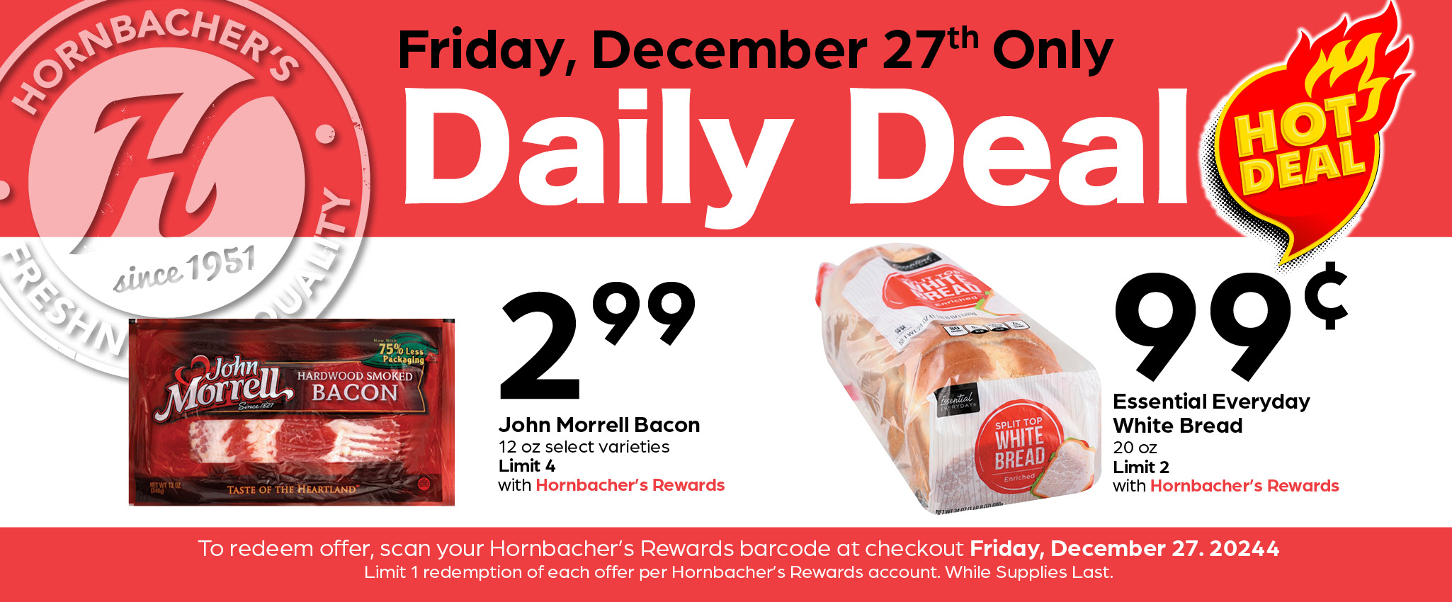 Hornbacher's Daily Deal